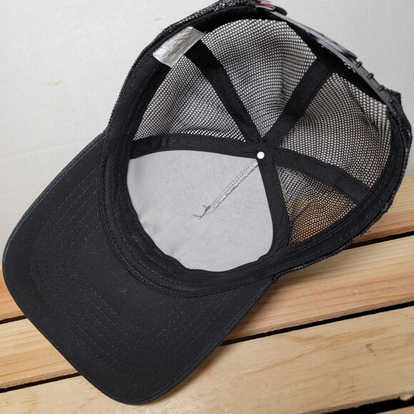 Tractor Supply Co Trucker Hat Black & Grey Classic Logo Snap Back - Picture 8 of 9